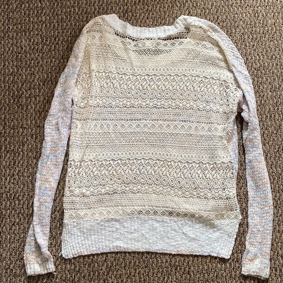 MUDD Lace Back Sweater - Juniors - Picture 6 of 6